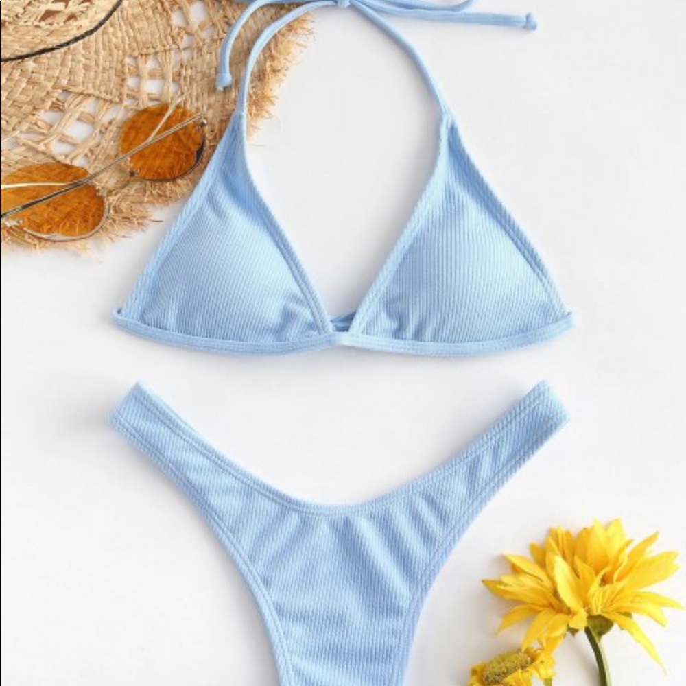 Zaful Light Blue Bikini NEW WITH TAGS | Size: M